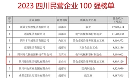 連續六年！德勝集團上榜“四川民營企業100強”